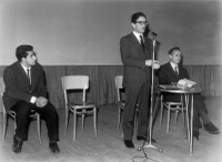 11 novembre 1964 - Presidenza presso il Teatro Comunale. Presentazione de Il Vangelo secondo Matteo.