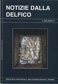 S.Emidio protettore contro i terremoti, sec XIX (tecnica mista: tempera e foglietti argentati), Teramo angolo via del Carro e via della Luna