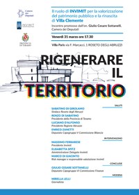 “Rigenerare il territorio