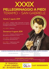39° pellegrinaggio a piedi Teramo-San Gabriele