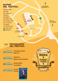 Mappa festival birre artigianali a Notaresco