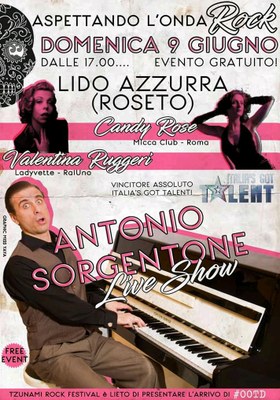 Aspettando l'onda ROCK: Antonio Sorgentone live show