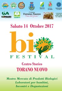 BioFestival: a Torano Nuovo mostra mercato di prodotti biologici e tanto altro