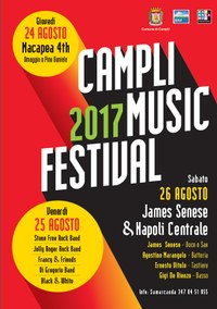 Dal 24 al 26 agosto il Campli Music Festival 2017: tre-giorni di musica diffusa in centro storico e frazioni