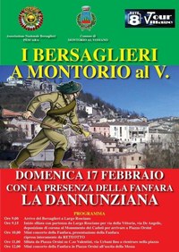 Il 17 febbraio i Bersaglieri a Montorio con la presenza della Fanfara “La Dannunziana”