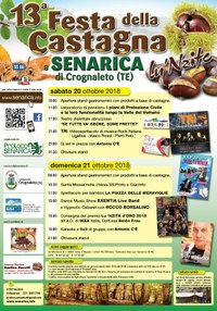 Il 20 e 21 ottobre la 13^ Festa della Castagna di Senarica con la premiazione di Ikea Italia