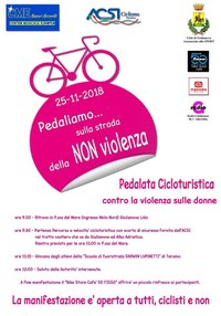 Pedalata Cicloturistica contro la violenza sulle donne