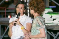 il sindaco di Alba Adriatica, Alessandra Richi