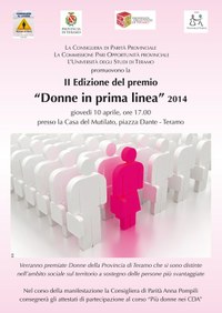 Manifesto donne in prima linea