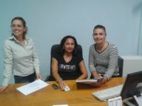 Desiree Del Giovine tra le due vicepresidenti Zaira Raiola e Marilena Andreani