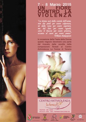 8 marzo a sostegno del Centro antiviolenza.  La raccolta fondi acquistando fiori