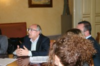 Un momento della conferenza stampa di presentazione