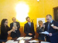 Conferenza stampa in Sala Giunta