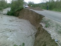 Fiume Tordino - danni alluvione 