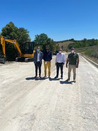 #cantieriaperti Iniziati i lavori per la sistemazione dell’asfalto della panoramica di Tortoreto