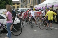 la piazza della Cicloturistica