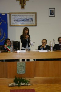 Fotografia intervento della Consigliera Rita Ettorre