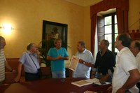La consegna degli attestati agli sponsor