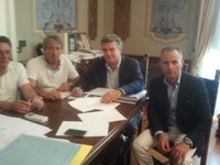 L' assessore regionale Dino Pepe in Provincia