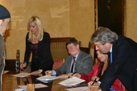 Tonia Piccioni, Lucia Di Feliciantonio, Giovanni Antelli e Renato Rasicci