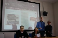 Da sx Tonino Di Saverio, Nadia Di Luzio, Dimitri Bosi, Gianluca Di Carlo