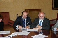Caputi e Di Liberatore firmano l'atto