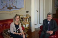  Fondazione Tercas. La presidente Salvatori a colloquio con Renzo Di Sabatino