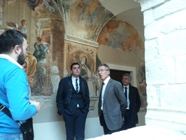 Lolli visita il museo di Castelli