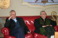 Il professor Claudio Moffa e Giulietto Chiesa