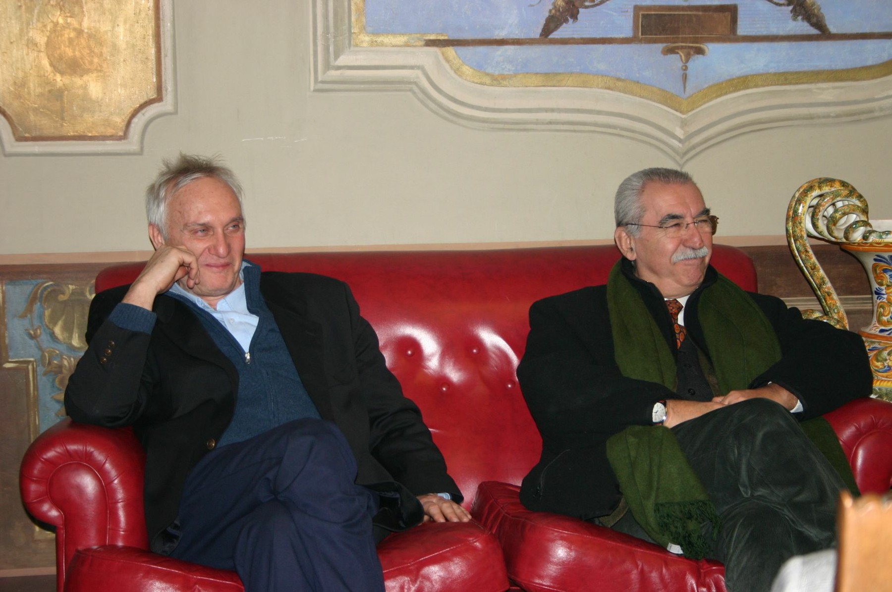 Il professor Claudio Moffa e Giulietto Chiesa