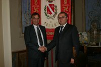 Il Presidente con il nuovo Prefetto, Valter Crudo