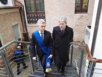 L'arrivo del Premier in Provincia