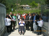 L'inaugurazione del centro diurno di Villa Brozzi