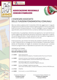 La locandina dell'ANCI