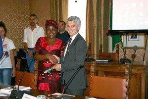 incontro con il Presidente Montauti e la squadra dello Zimbawe