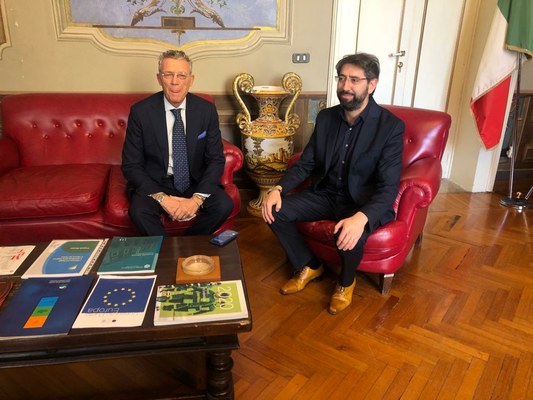 La visita del nuovo prefetto Massimo Zanni e l'augurio di buon lavoro da tutta la struttura dell'Ente