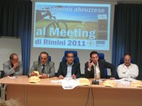 L'Assessore Vannucci alla presentazione del cammino abruzzese in vista del Meeting di Rimini 2011