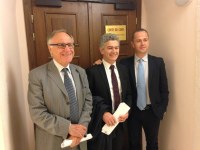 I presidenti di Chieti (da sx) Teramo e Pescara davanti alla Corte dei Conti