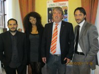 foto artisti e assessore Rasicci