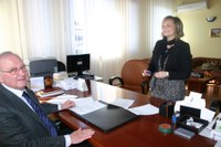 la consigliera di parità, Anna Pompili e il Procuratore capo, Gabriele Ferretti