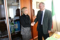 la consigliera di parità, Anna Pompili e il Procuratore capo, Gabriele Ferretti