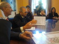 la conferenza stampa
