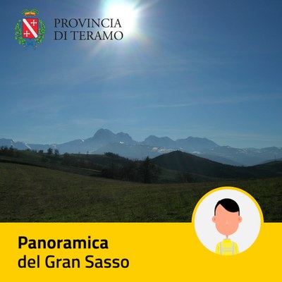 Panoramica del Gran Sasso: progettazione in gara