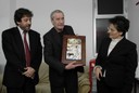 Il presidente D'Agostino e l'assessora Di Liberatore insieme a Conte