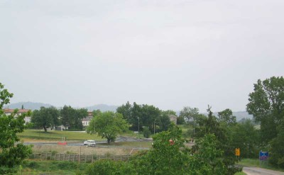 Lo svincolo a Villa Falchini