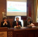 Ernino D&#39;Agostino, il Presidente della Navigo.it, Carlo Antonetti, e il giornalista del Corriere dello Sport, Mario Arceri
