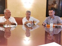 Il Presidente con Franco Porrini e Francesco Sabini