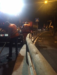 lavori in notturna su sp 28