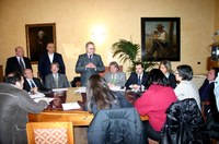 Un momento della conferenza stampa