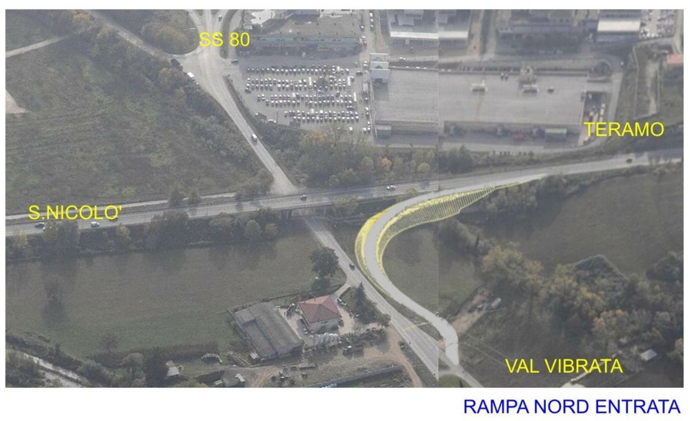 grafico della rampa a nord
